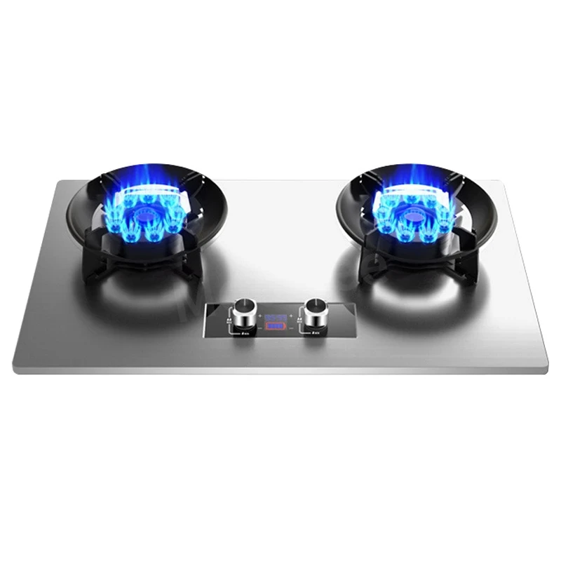 

Газовая плита 8,5 кВт, двойная плита, бытовая встраиваемая газовая плита для природного газа, сжиженного газа, газовая плита, настольная кухонная плита двойного назначения