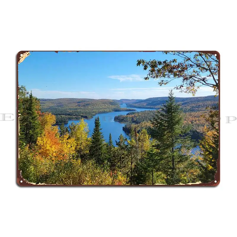 

Mauricie National Park Metal Plaque Poster Painting Living Room Cinema Designing Cave Tin Sign Poster