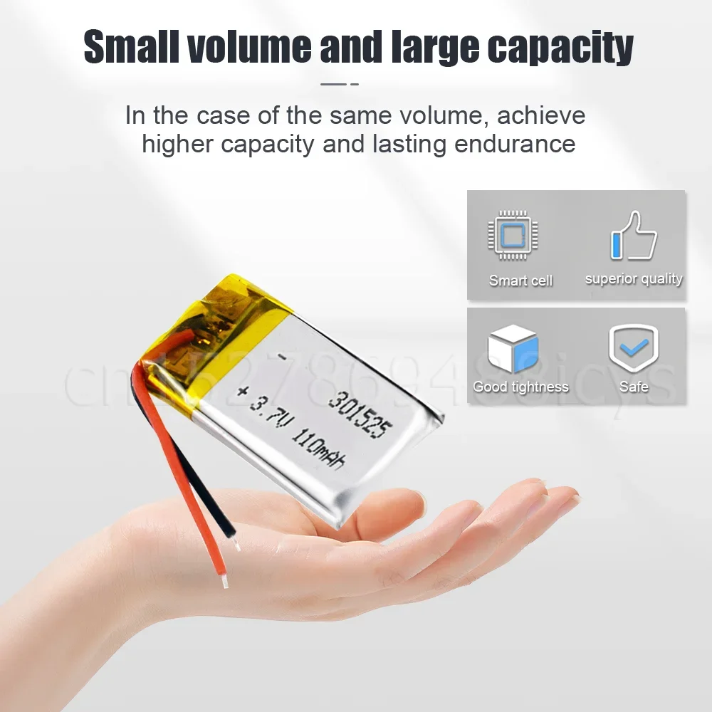 1-4 шт. 301525 дюйма 110 мАч 3 7 в