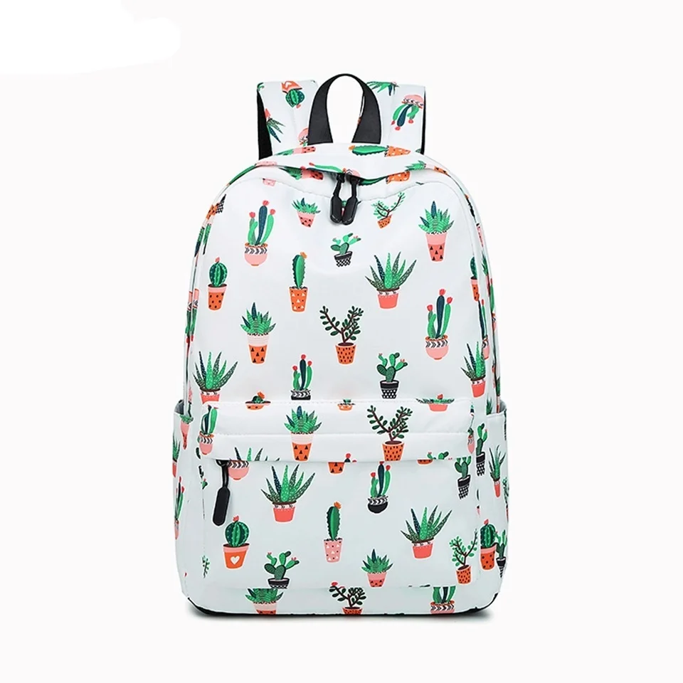 

Cactus Pattern Children School Backpack Girls Womens Travel Laptop Bookbag Bags Casual Daypack Kids School Bags Schoolbags