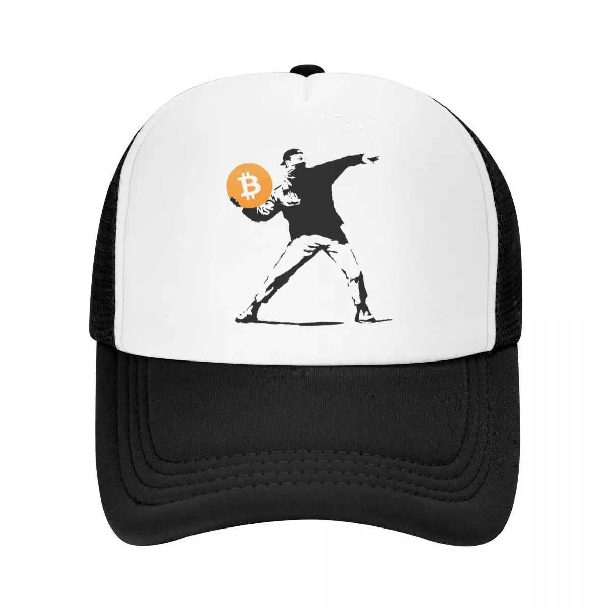 

Funny Cryptocurrency Bitcoin Baseball Cap Sports Women Men's Adjustable Crypto Btc Blockchain Trucker Hat Summer Snapback Caps