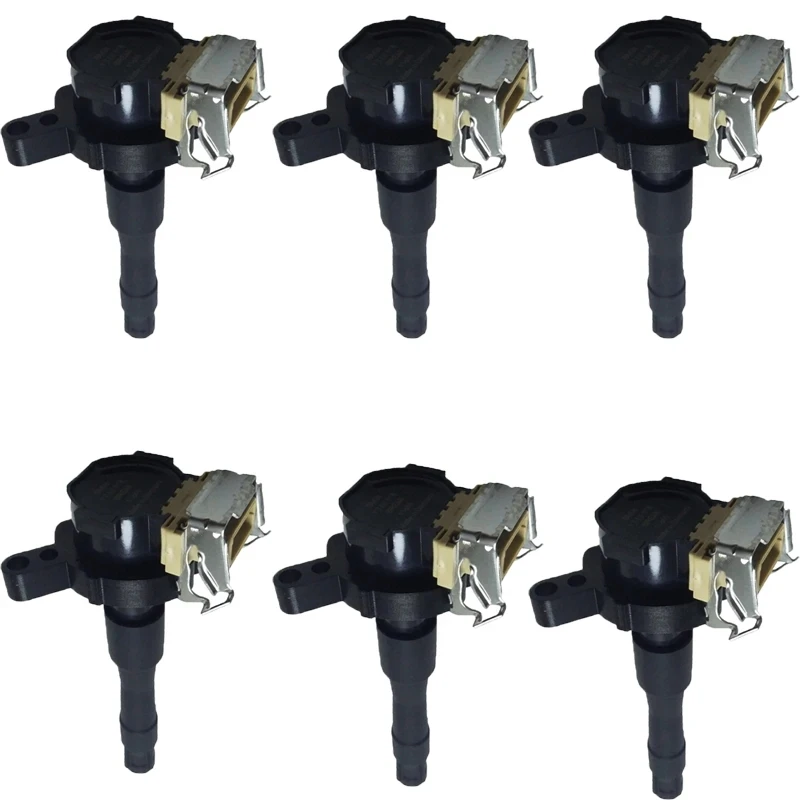 New ignition coil ignition system 6 Pieces 12131748018 For BMW E46 E39 520 523 525 528 530 540 M5 E38 E53 X5 0221504004 New ignition coil ignition system 6 Pieces 12131748018 For BMW E46 E39 520 523 525 528 530 540 M5 E38 E53 X5 0221504004