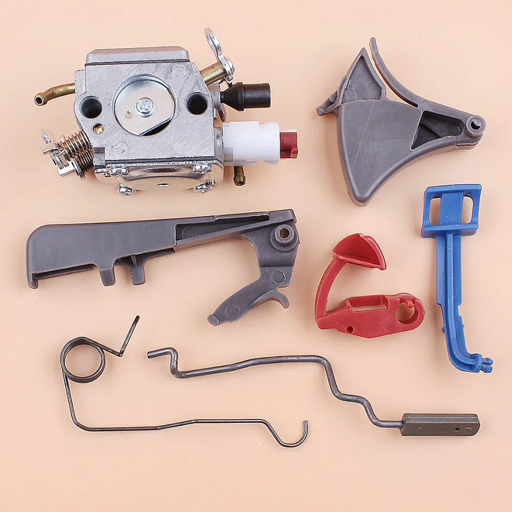 

Carburetor Throttle Trigger Spring Choke Rod Switch Kit Fit Husqvarna 350 353 346 340 345 Chainsaw Parts Zama C3-EL18B Carb