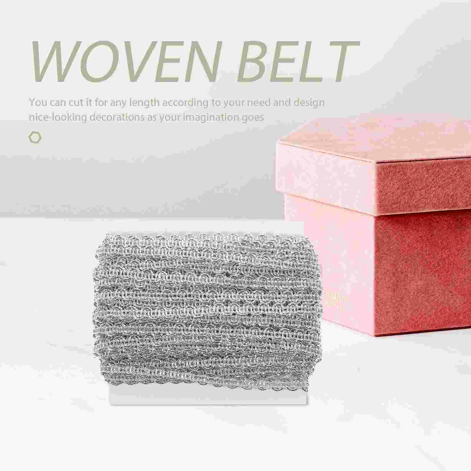 06 см 10 м плетеная лента с гофрированной отделкой для свадьбы дня рождения