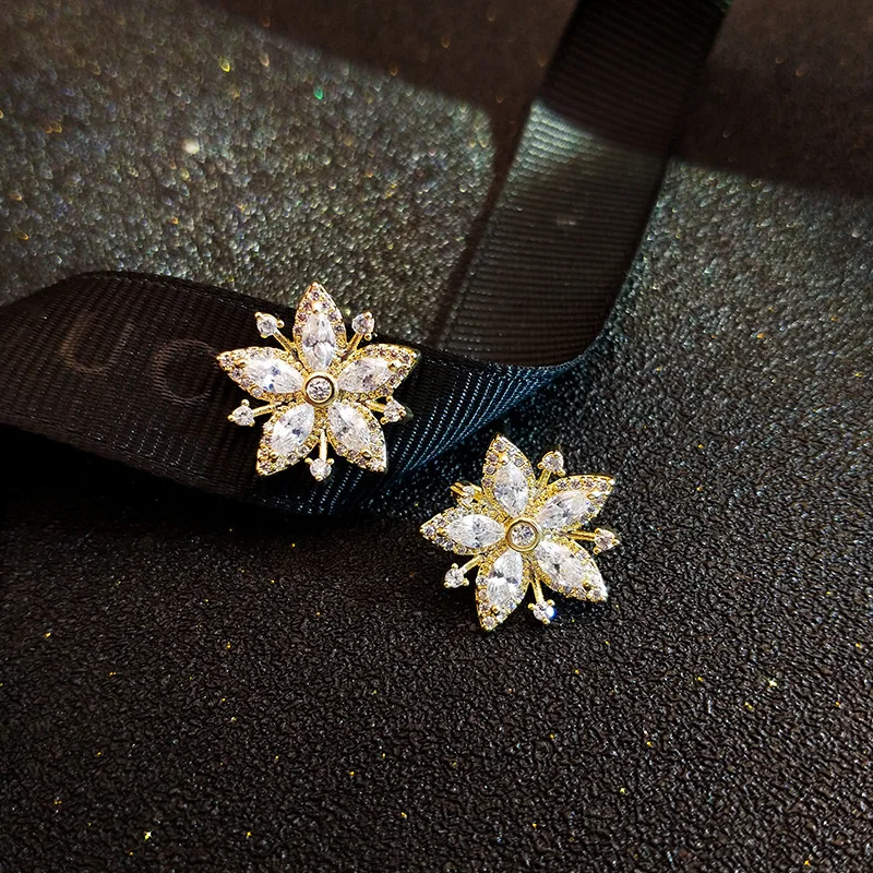 

Solid 14K Gold 1 Carats Diamond Earring Females Fine Aros Mujer Oreja Real Diamond Earring 14K Goild Gemstone Jewellry Women