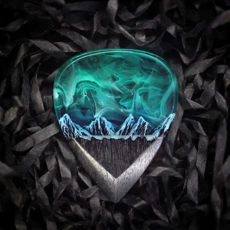 Подвесной гитарный медиатор с северным светом аксессуары для воспроизведения