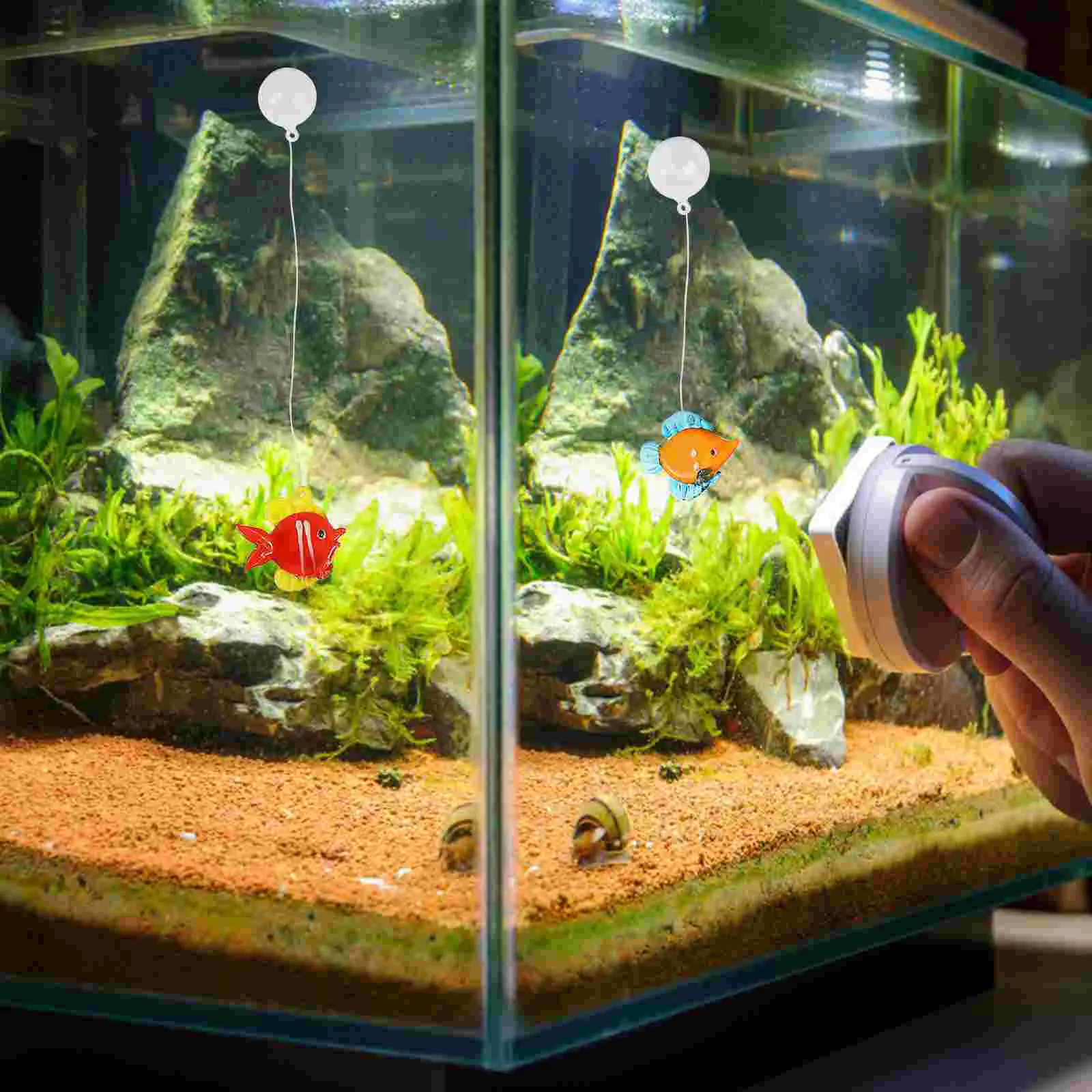 

Aquariumtank Figurine Floating Landscape Ornament Micro Fake Artificial Decor Floatdecoration Lovely Supplies Terrarium Statue