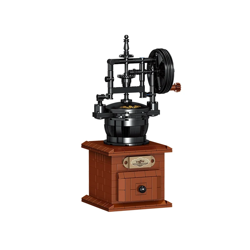 

New Classic Series Building Blocks Camera Sewing Machine Phonograph Radio Tap Recorder Coffee Educational Gift For Children