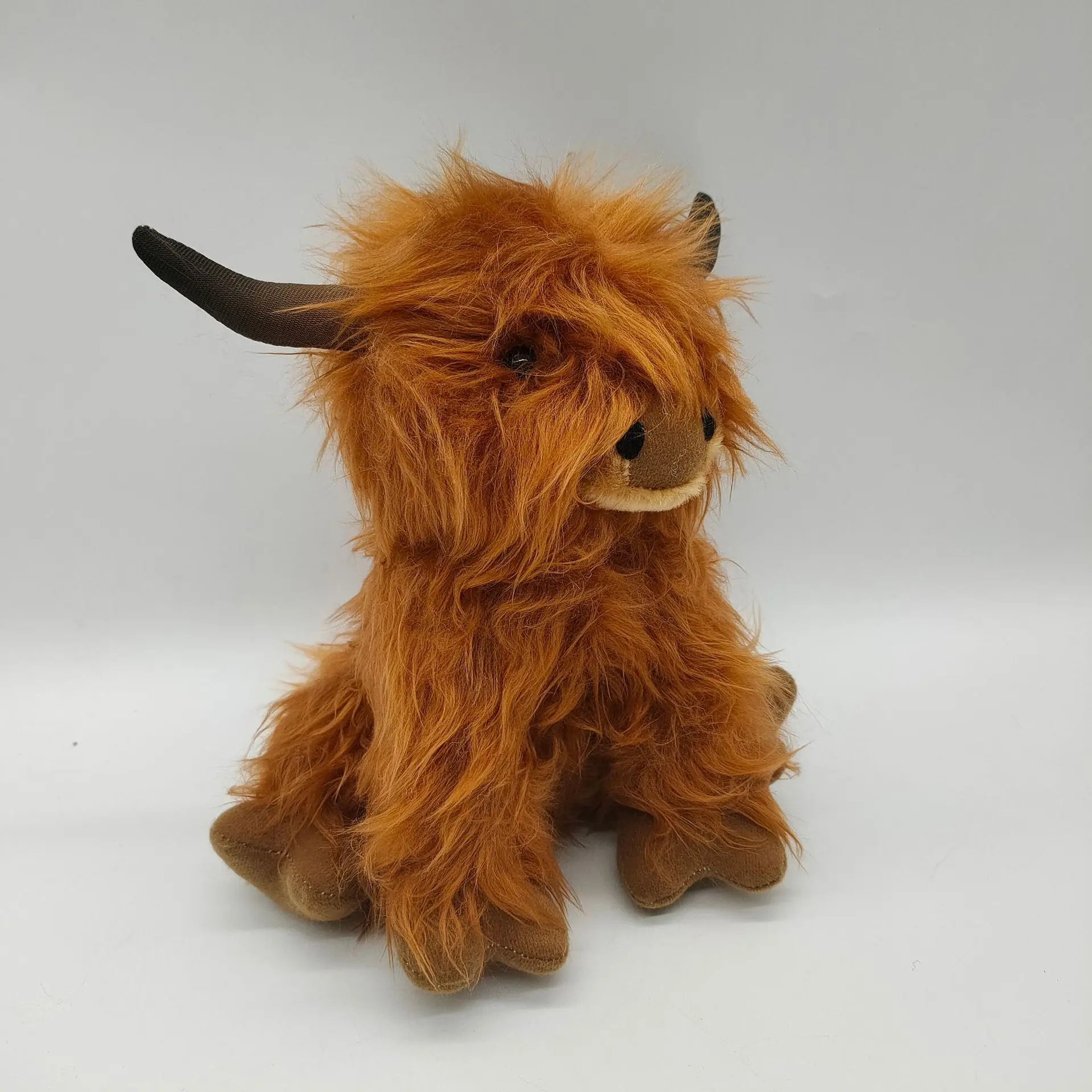 Новинка плюшевые игрушки Корова Ферма 25 см Симпатичные мягкие Мультяшные