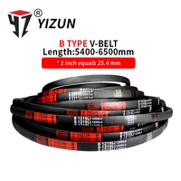 yizun b type b54006500mm hard wire rubber drive inner length girth industrial transmission agricultural machinery v belt