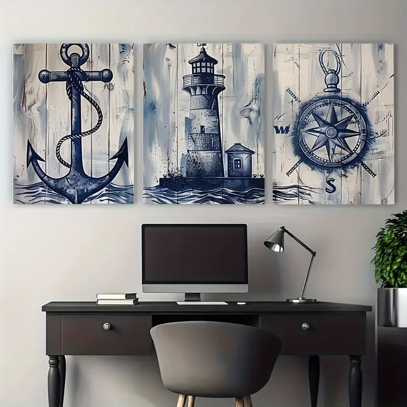 Винтажный Набор Для Украшения Стен В Морском Стиле Многофункциональный