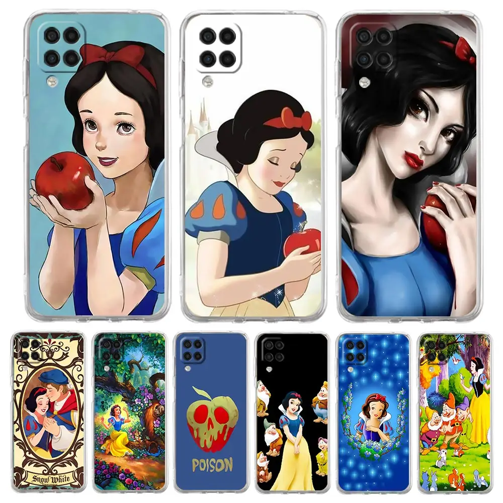 

Чехол принцессы Белоснежка для Samsung Galaxy A12 A52 A32 A72 A02 A42 прозрачный оригинальный Модный популярный чехол Чехлы Coque Bag