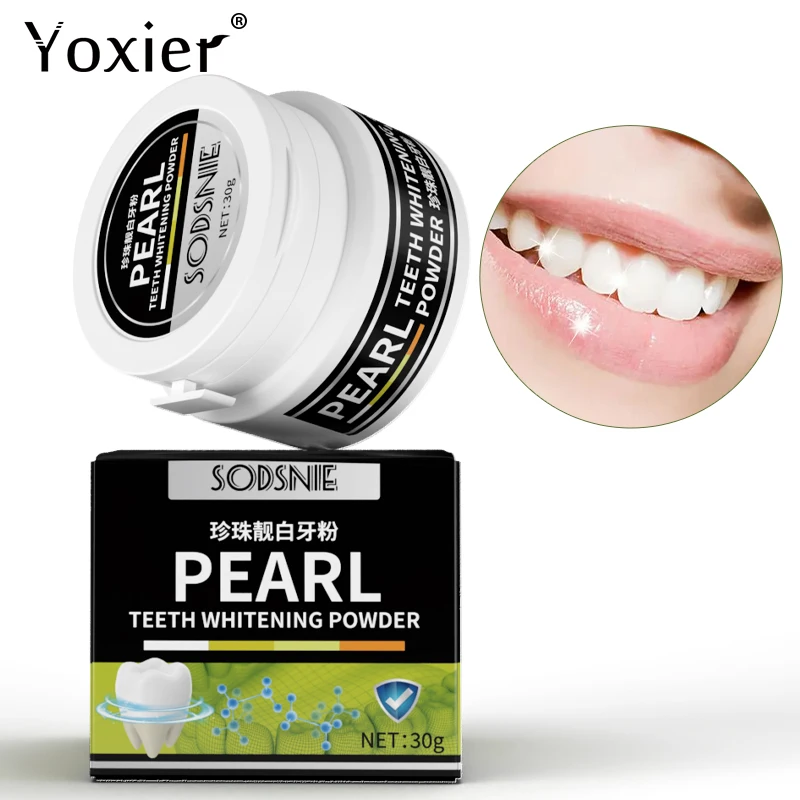 

Teeth Whitening Powder Intensive Stain Removal Reduce Yellowing Repair Brighten Improve Teeth Sensitive Remove Bad Breath 30g