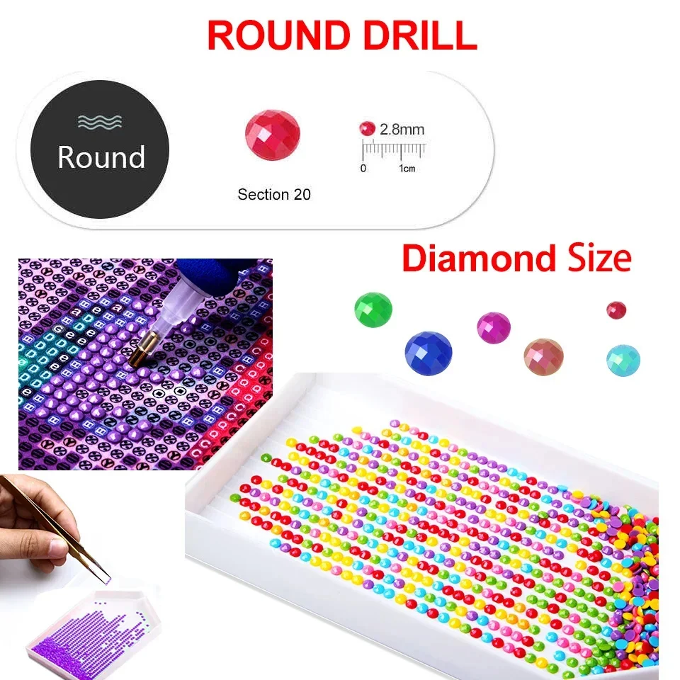 AZQSD алмазная живопись вышивка крестиком домашний декор тигры панда медведи смола