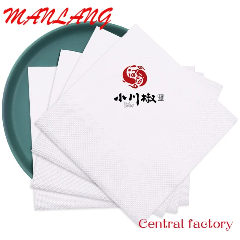 Дешевые бумажные салфетки с логотипом на заказ