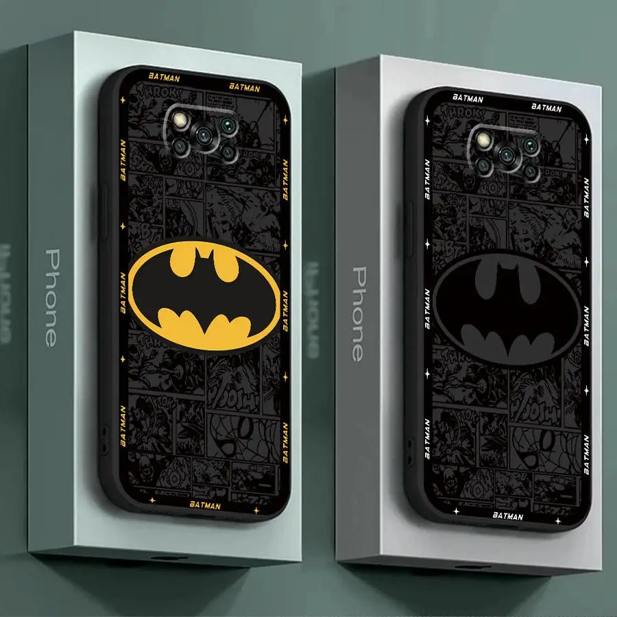 B-Batman Hero Logo Phone Case for Poco F1 F3 F4GT F5Pro X3 NFC Pro X4Pro5G X4GT X5 Pro5G M3 5G M4 M5s C40 C50 C51 C61