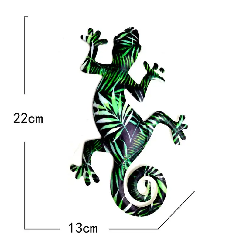 

Creative Hardware Crafts Pendant Iron Gecko Wall Pendant Metal Decorations Wall Hanging Household Wall Sticker Hanging Decor