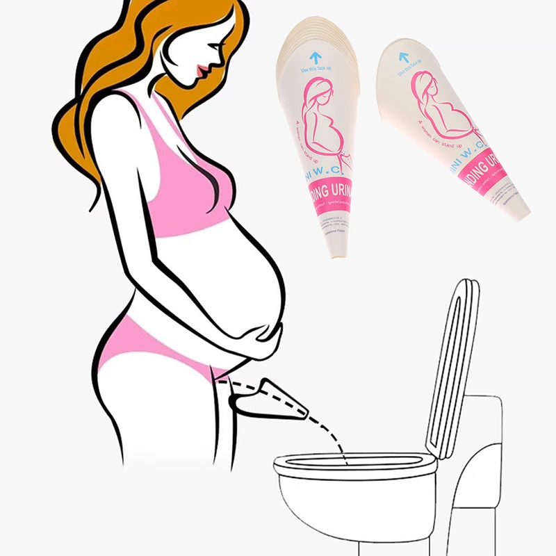 12 шт. портативный женский писсуар одноразовый бумажный устройство для