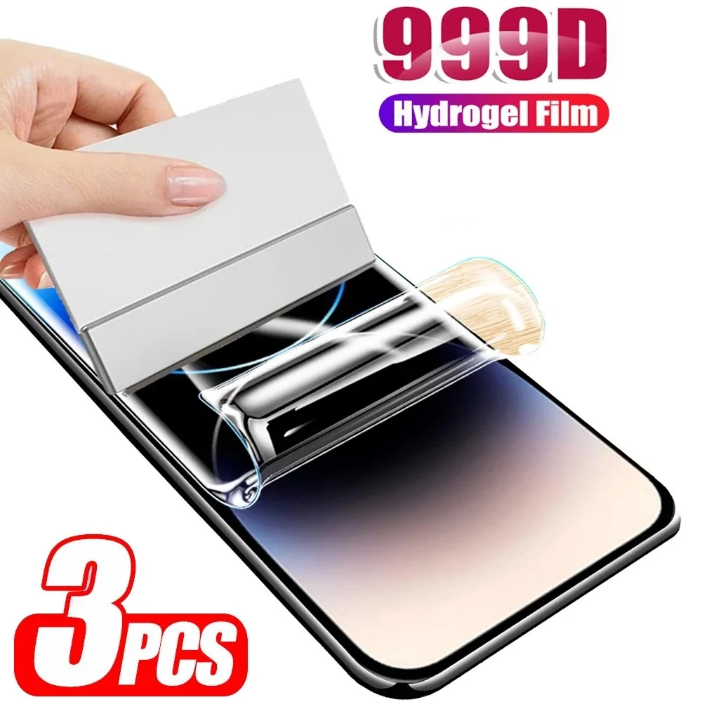 3PCS Hydrogel Film Screen Protector For Asus Rog Phone 5 3 6D 7 2 5S 6 Pro High Quality Protective Film Not Glass