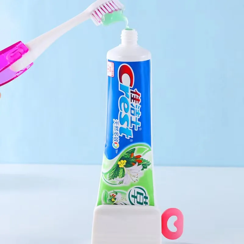 Взрывоопасный диспенсер зубной пасты - дешевый и удобный, ленивый творческий безотходный приспособление для ванной комнаты.