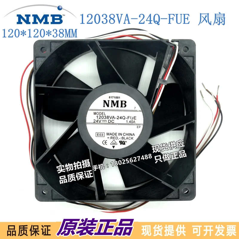 

BRAND NEW ORIGINAL 120*120*38MM Cooling Fan 1123HSL 1123XBT 1123XBT.GN 1123XSL 12038VA-24Q-EL 12038VA-24Q-FUE