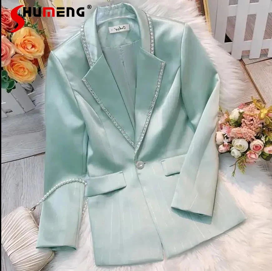 

Women's Clothing Early Spring 2022 New Blazer Female Slimming High-End Suit Jacket Female Blazers for Women Oversized Blzer