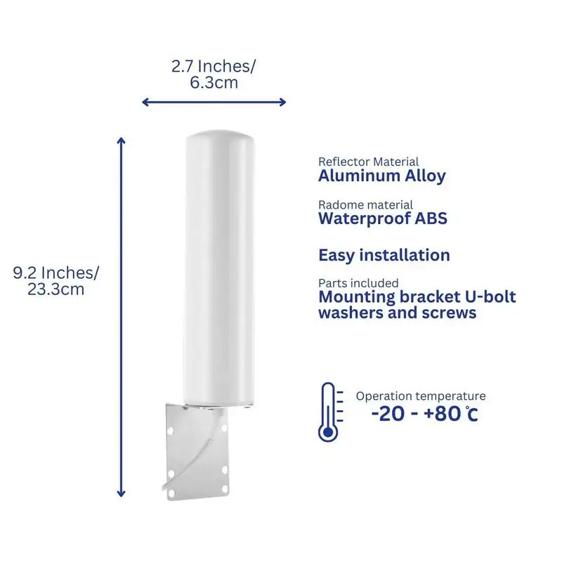 Уличная антенна 3g 4g 698-2700 МГц 28DBi с N-образным штекером для GSMCDMADCSWCDMA повторитель
