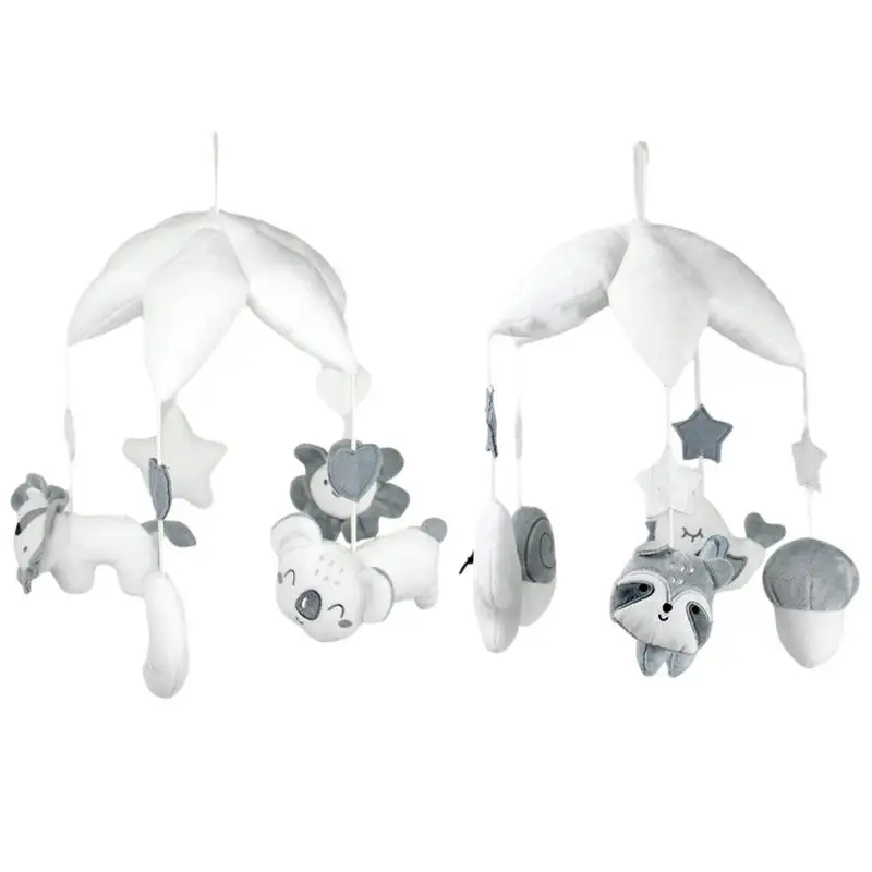 

Baby Crib Mobile Baby Crib Mobile Crib Toys With Music Soft Plush Mirror Hanging Toys Nursery Toys For Infant 0 Month Newborn