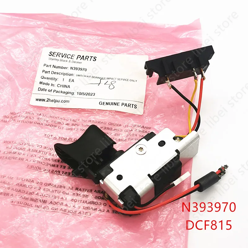 Фото Комплект переключателей N393970 для DEWALT DCF815 DCF813 N393697, аксессуары для электроинструментов, запчасть для электроинструмента №1