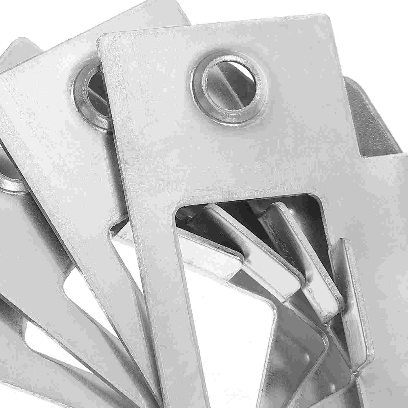 4 шт. пряжка с замком засов ударная пластина пластины из нержавеющей стали черная