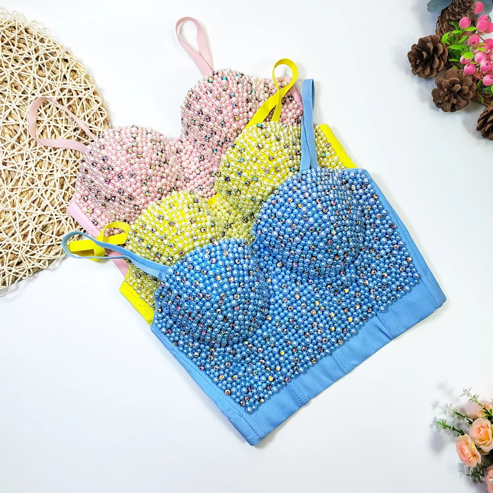 Fashion Tank Top Women Blusa Sexy Corset Woman Clothing Push Up Bustier Casual Ladies Bra Club y2k Crop Tops Ropa Mujer Camisole