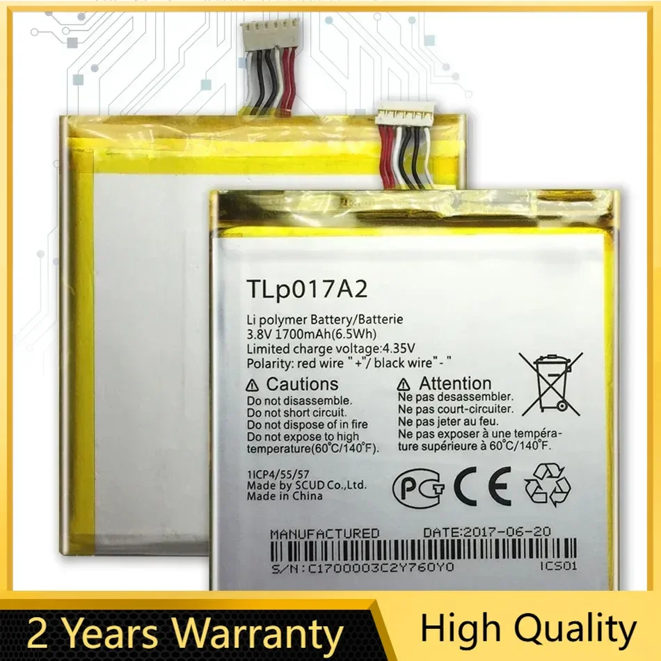 Высококачественный аккумулятор TLp017A1 TLp017A2 для Alcatel Onetouch Idol 2 Mini L OT 6016A 6016D 6016X 6014X 700
