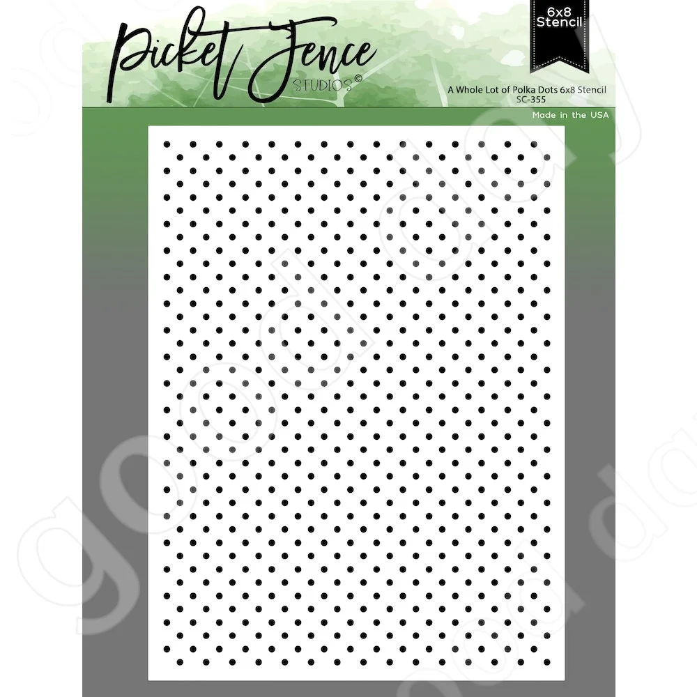 

A Whole Lot of Polka Dots Layered Production Stencil Scrapbook Diary Decoration Embossing Template Diy Greeting Card Handmade