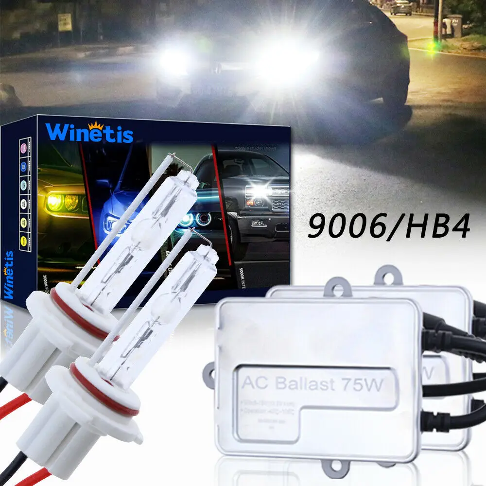 

75 Вт 9006 комплект Hid фар ближний свет для Jeep Grand Cherokee Commander 2006-2010