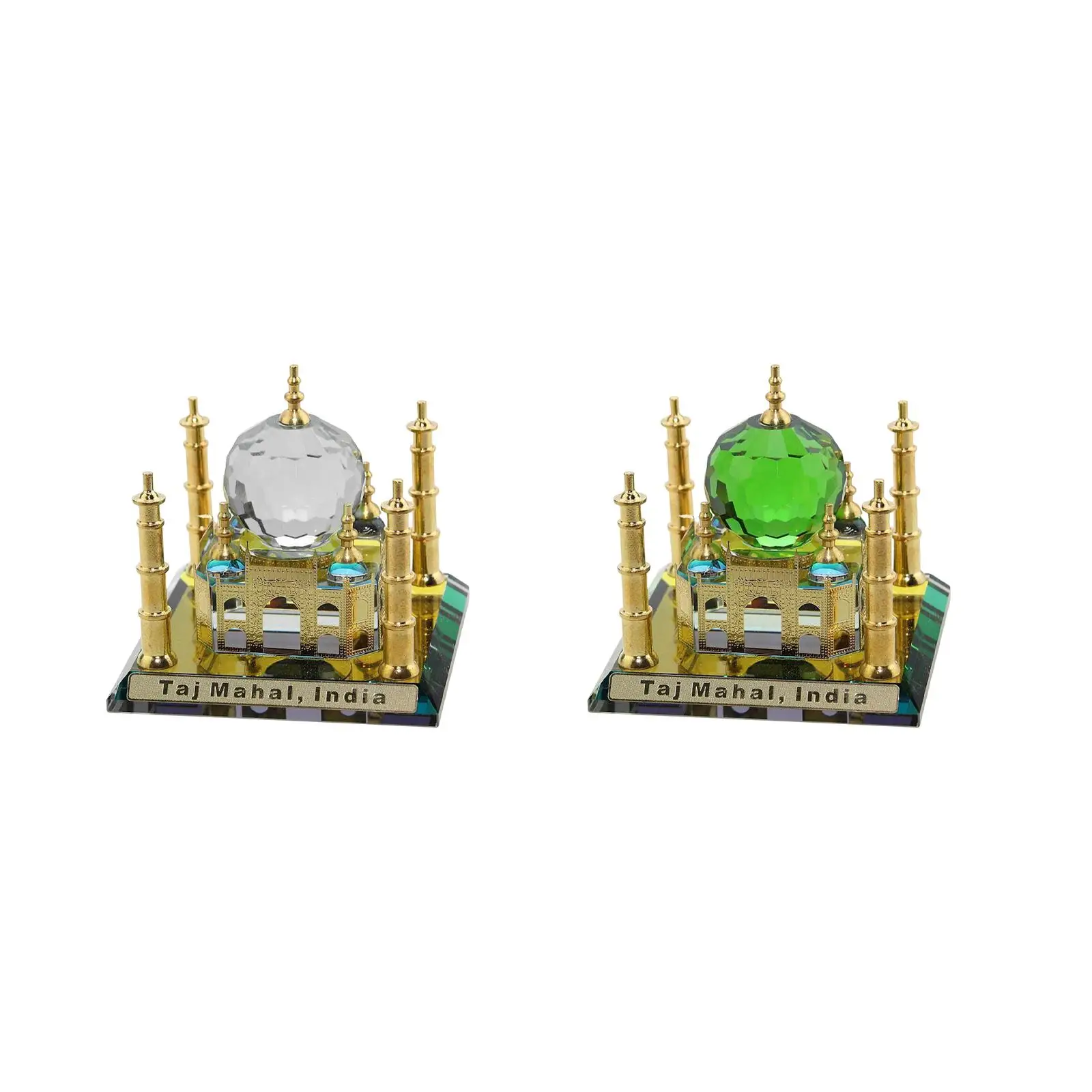 

Miniature Mosque Decor Collectible Figurines Desktop Display Mosque Model Islamic Taj Mahal Model for Party Home Bookshelf Cafe