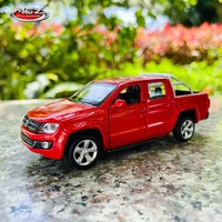 msz 146 volkswagen pickup police racing alloy model kids toy car die casting and pull back car boy car gift collection small