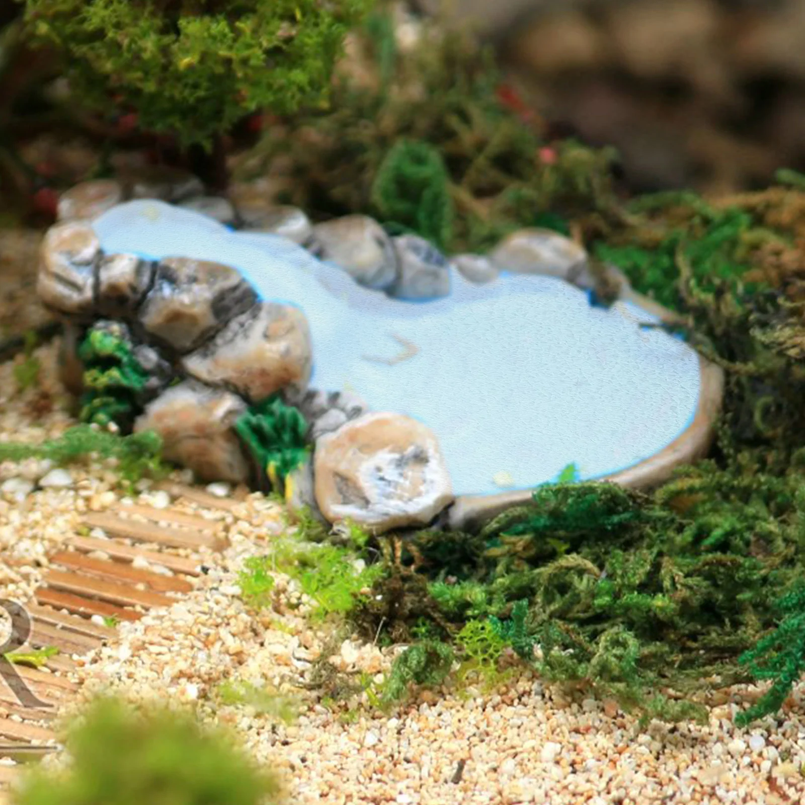 5-листые материалы для моделирования декор аквариума искусственная водная рябь