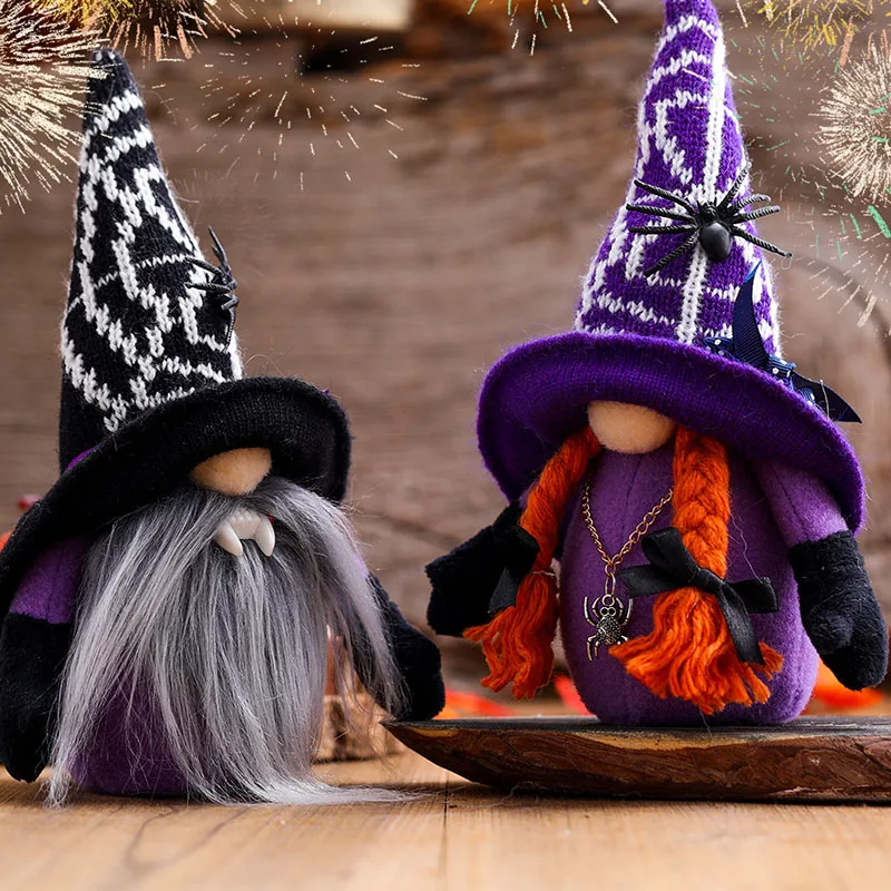 2022 New Halloween Doll Decoration Vampire & Witch couples loving couples Carnival autum festival Home Garden kids house decor