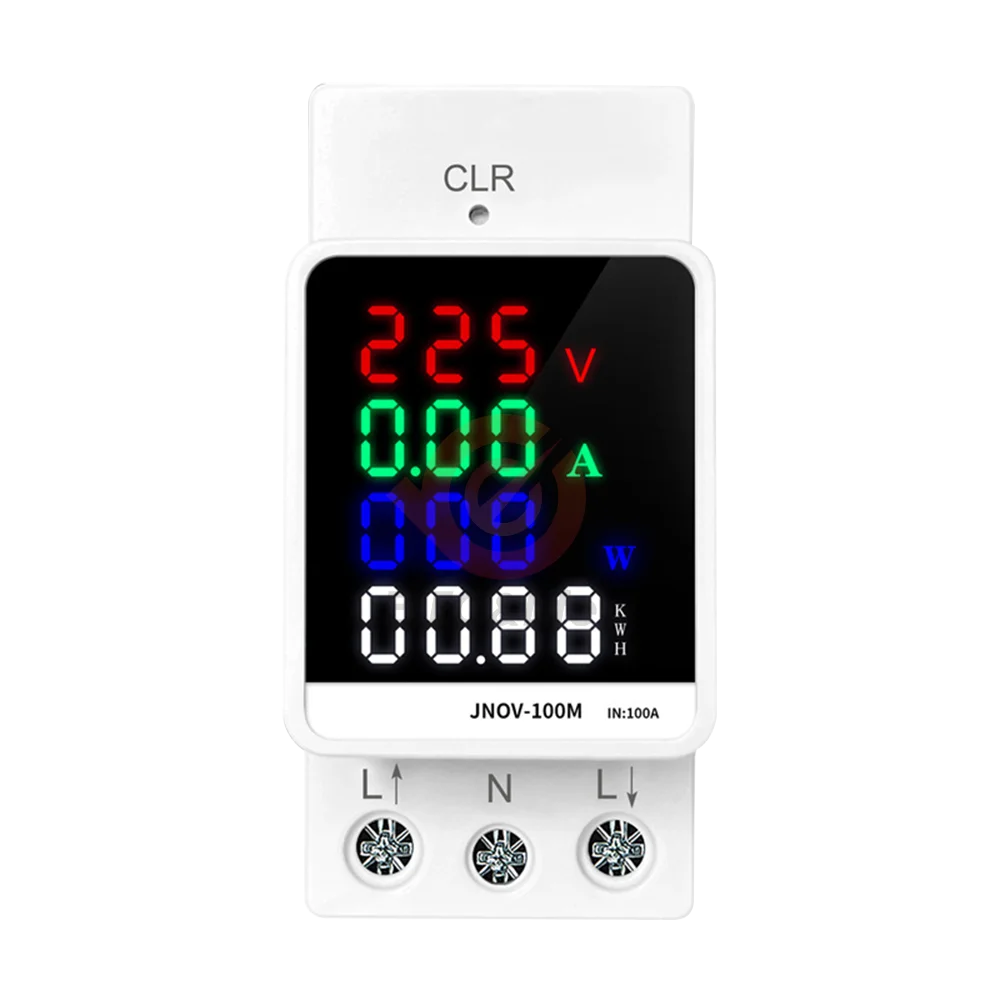 

Aideepen 4 в 1 измеритель электроэнергии на DIN-рейку