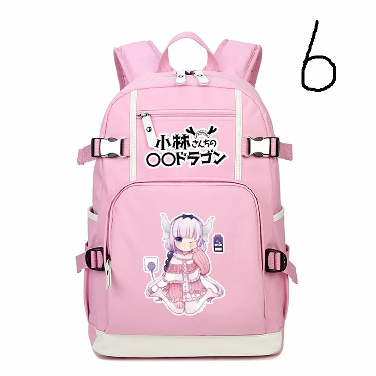 Новинка 2023 аниме Miss Kobayashi's Dragon Maid косплей сумка для книг студенческая рюкзак