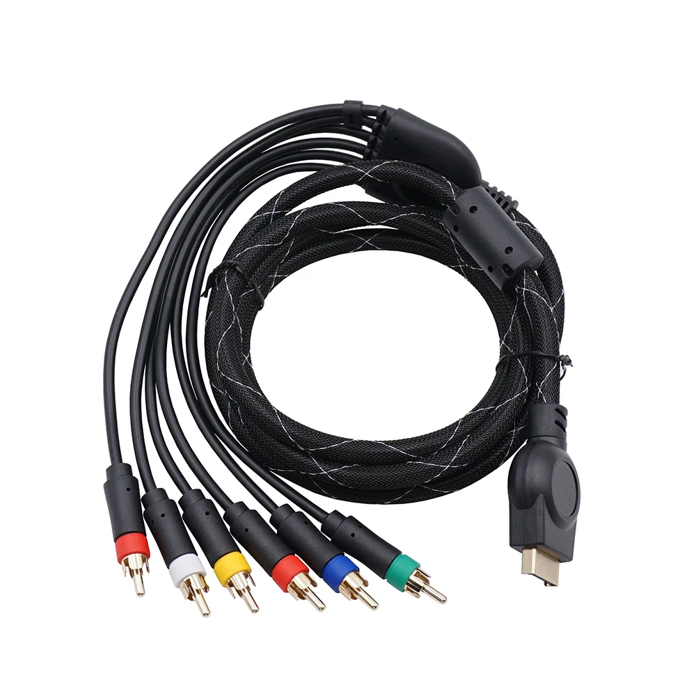 Suitable for PS2/PS3 Component Cable 1.8M Suitable for PS 2/3 High Resolution Game Cable Accessories