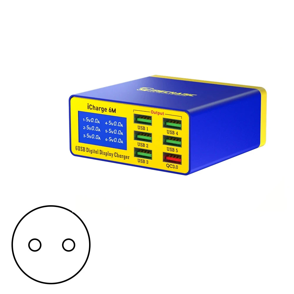 

NIEXO iCharge 6M QC 3.0 многопортовое зарядное устройство