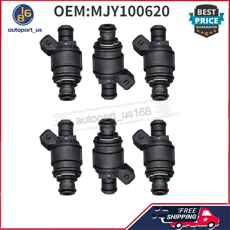 

6 шт. Топливные форсунки MJY100620 для 2002-2003 Land Rover Freelander л V6