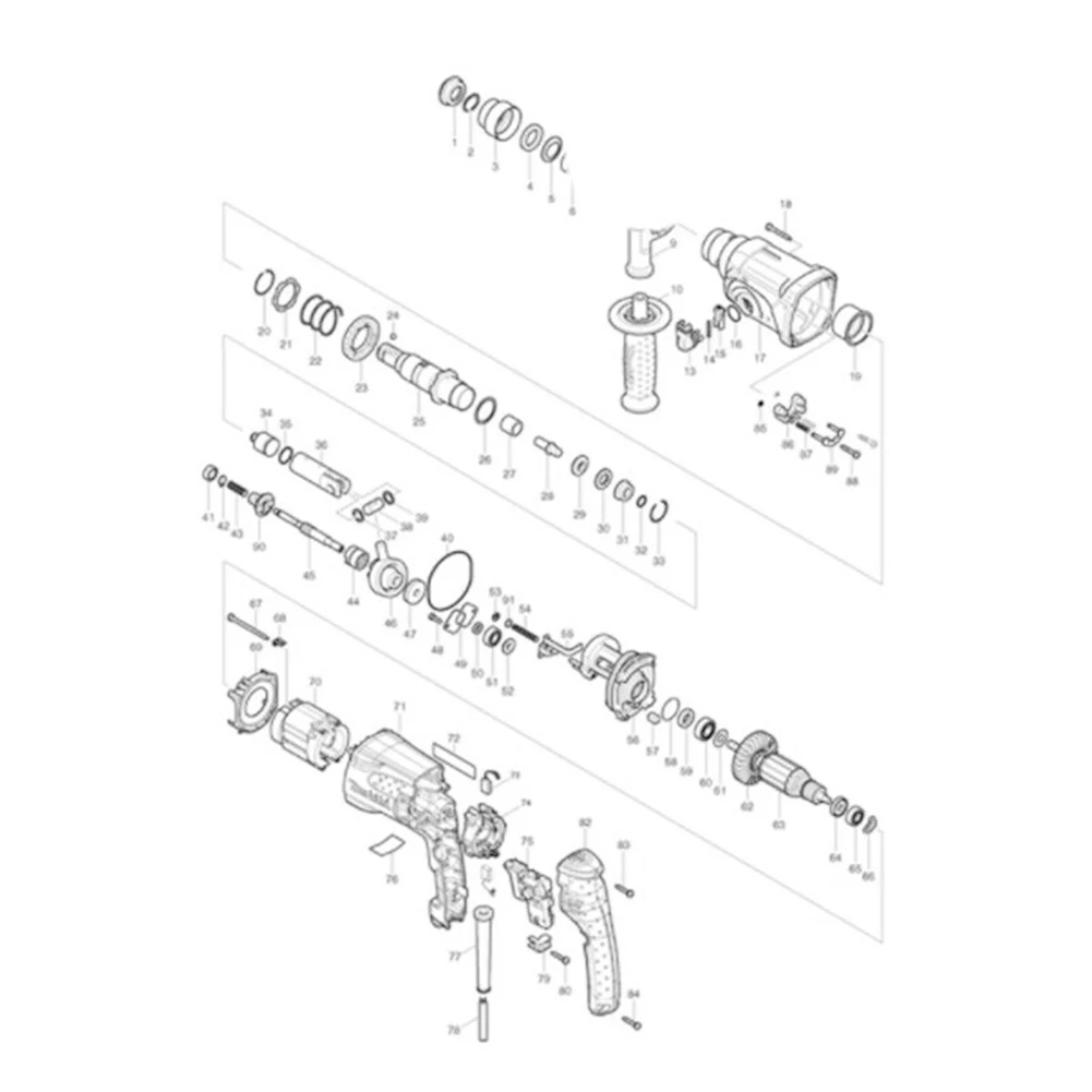 

None Bearing Clutch Spare Parts 1pcs Bearing Black Clutch Complete Gear Metal Rocking Shaft Self-aligning None