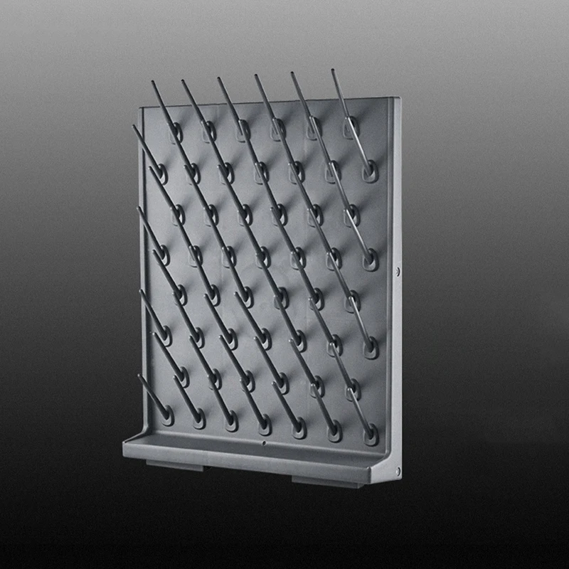 

Drying Rack in Grey PP 52pegs Wall Mounted Desk Top Lab Supply Cleaning Equipment for Education or Lab Science Use