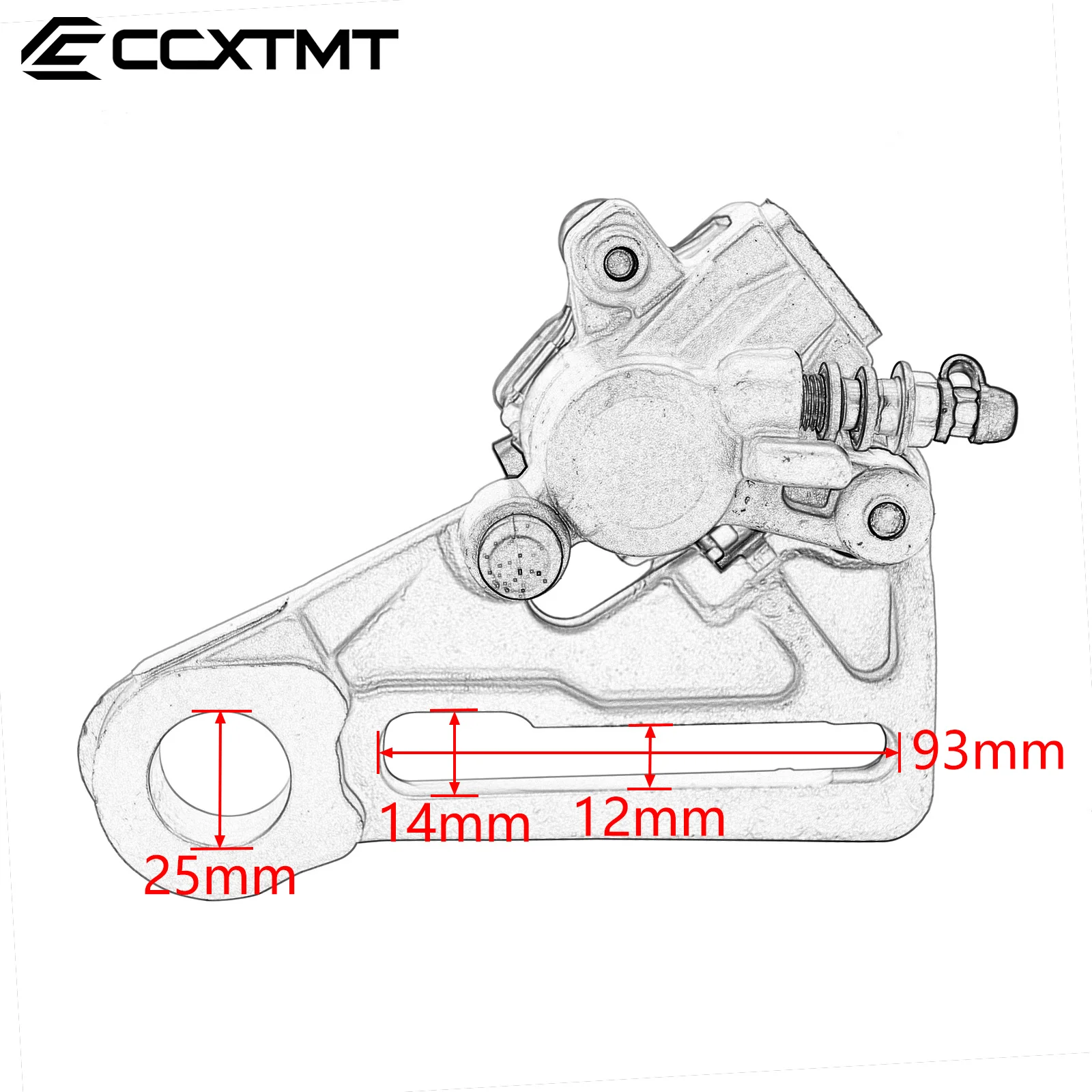 Фото Гидравлический тормозной суппорт в сборе для мотоциклов KTM SX XC EXC SXF XCF EXCF, Husqvarna TE FE TC FC TX FX 2014-2023 №4