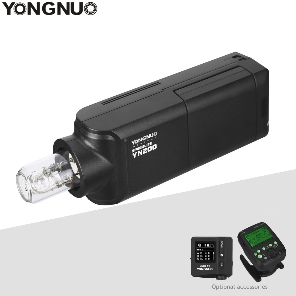 

YONGNUO YN200 TTL вспышка Speedlite Kit Светильник w/ 200W GN60 1/8000s HSS 5600K для Nikon Sony Canon EOS DSLR камера