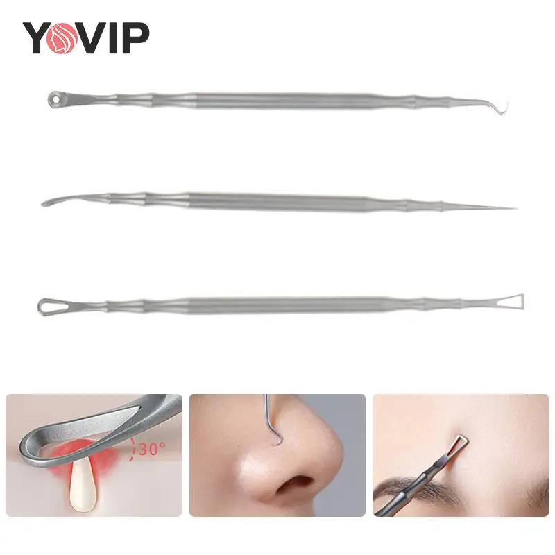

Ultra-Fine Cell Pimples Blackhead Whitehead Clip Double Head Acne Needles Beauty Salon Acne Fat Particles Needle Skin Care Tool