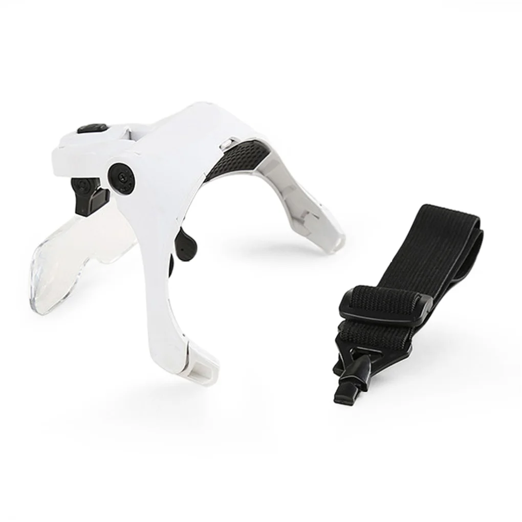 

Head Mount Magnifying Glass Portable Necklace Hands-Free Magnifier Book Reading Magnification Tool Jeweler Gifts Accessories