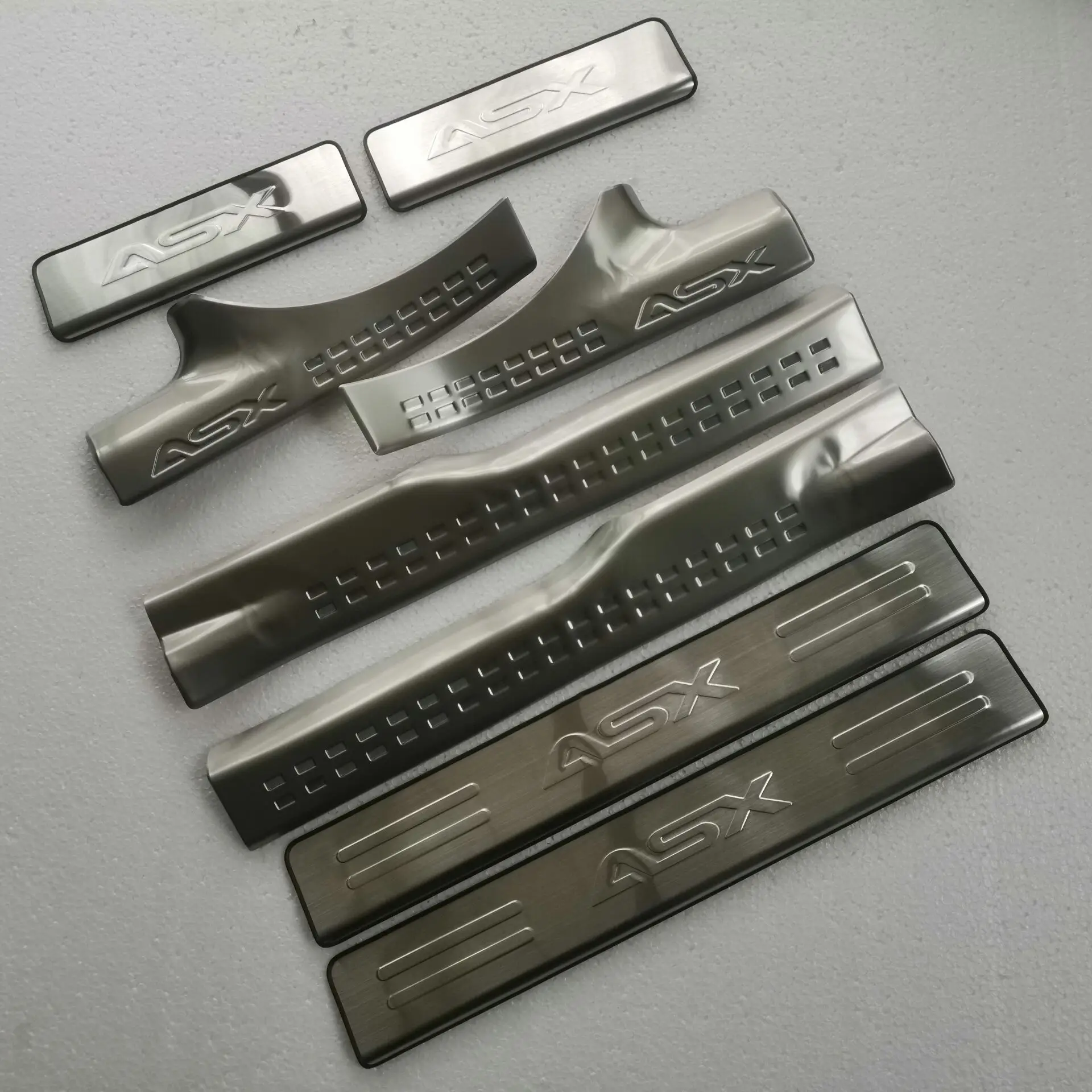 

for Mitsubishi ASX 2013-2019 Door Sill Pedal Scuff Plate Stainless Steel Guard Protector Car Styling Sticker